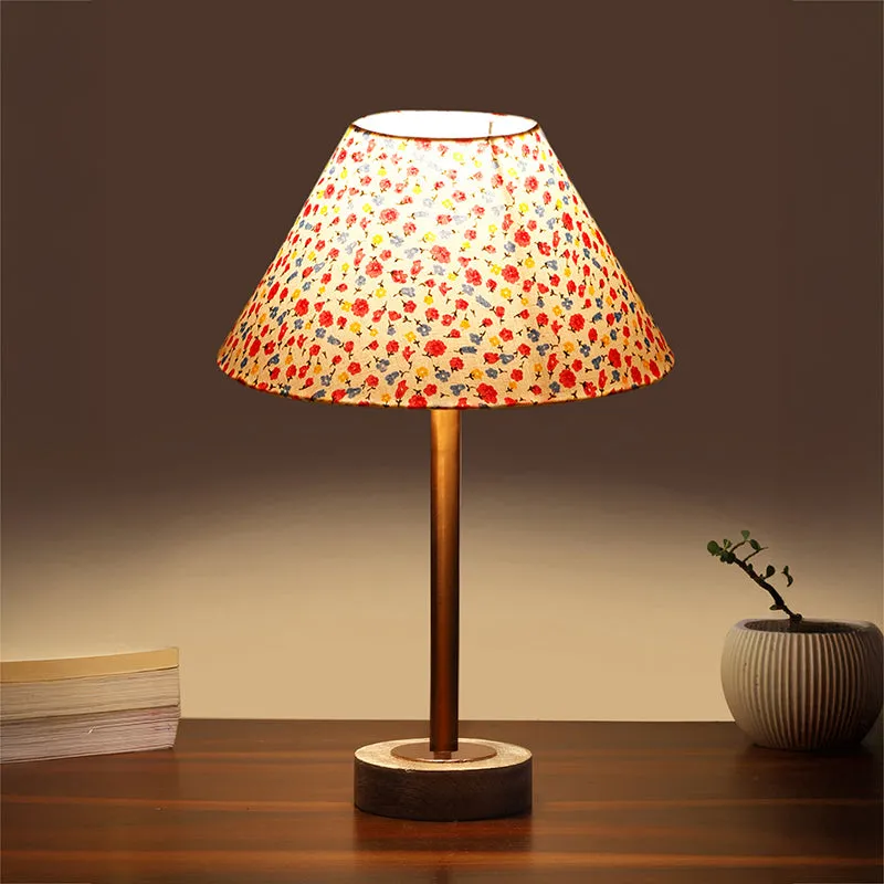 Elowen Cone Rodin Wooden Table Lamp - Multicolor media 1