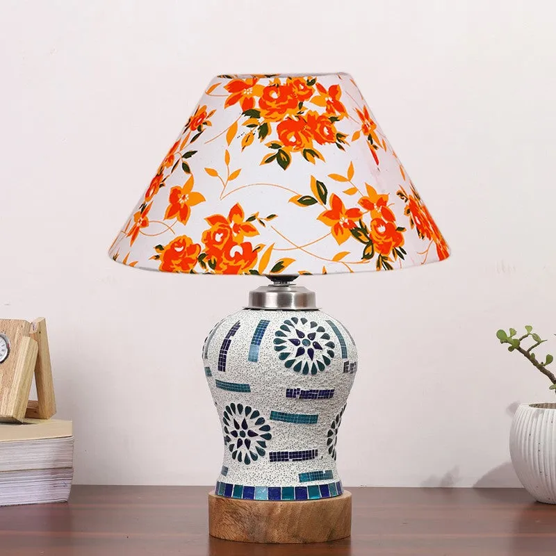 Sonara Fleur Cone Wooden Table Lamp - Multicolor media 4