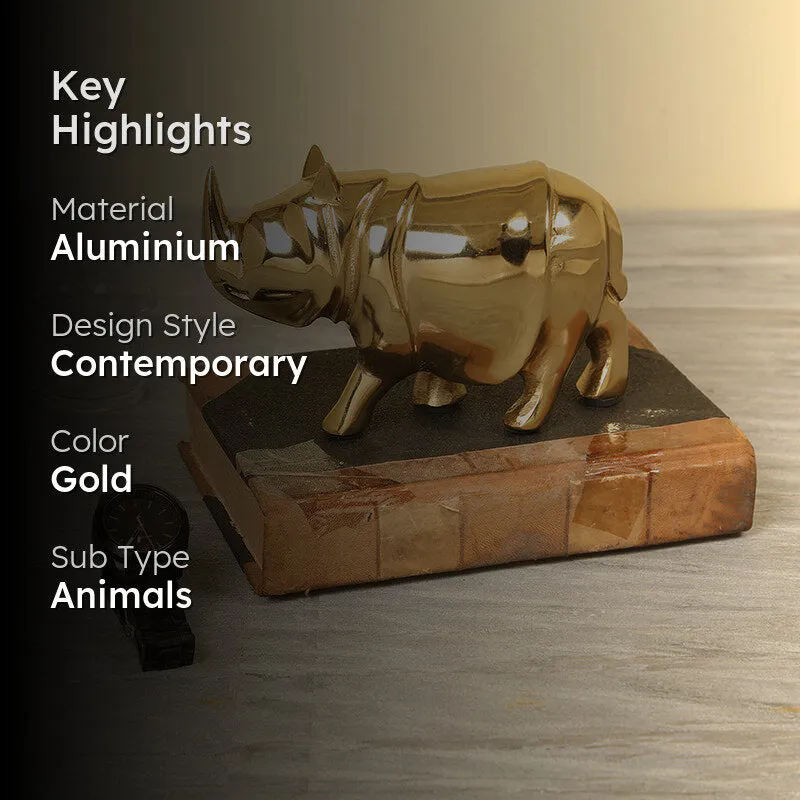 Foiled Rhino Showpiece media 2