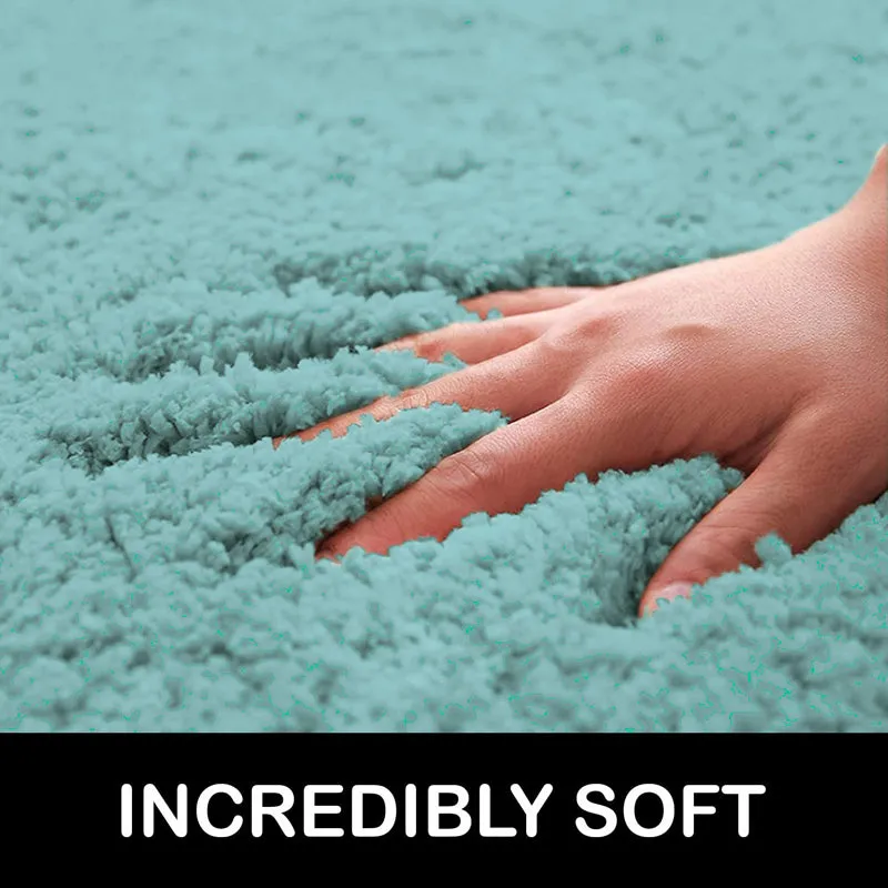 Nuo Luxe Micro Fiber Area Rug - Aqua media 4