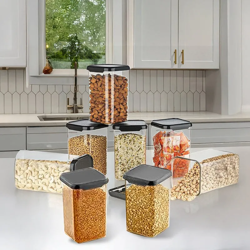Asto Airtight Container (1100 mL Each) - Set Of Eight media 1