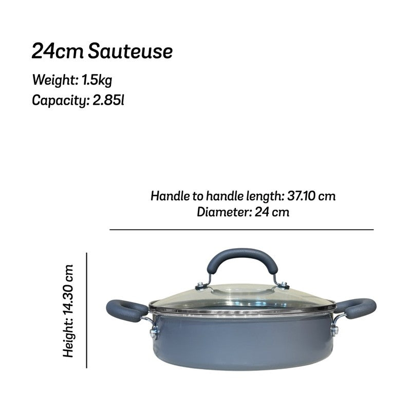 Meyer Ceramic Coated Kadhai With Lid  - 2850 mL media 12