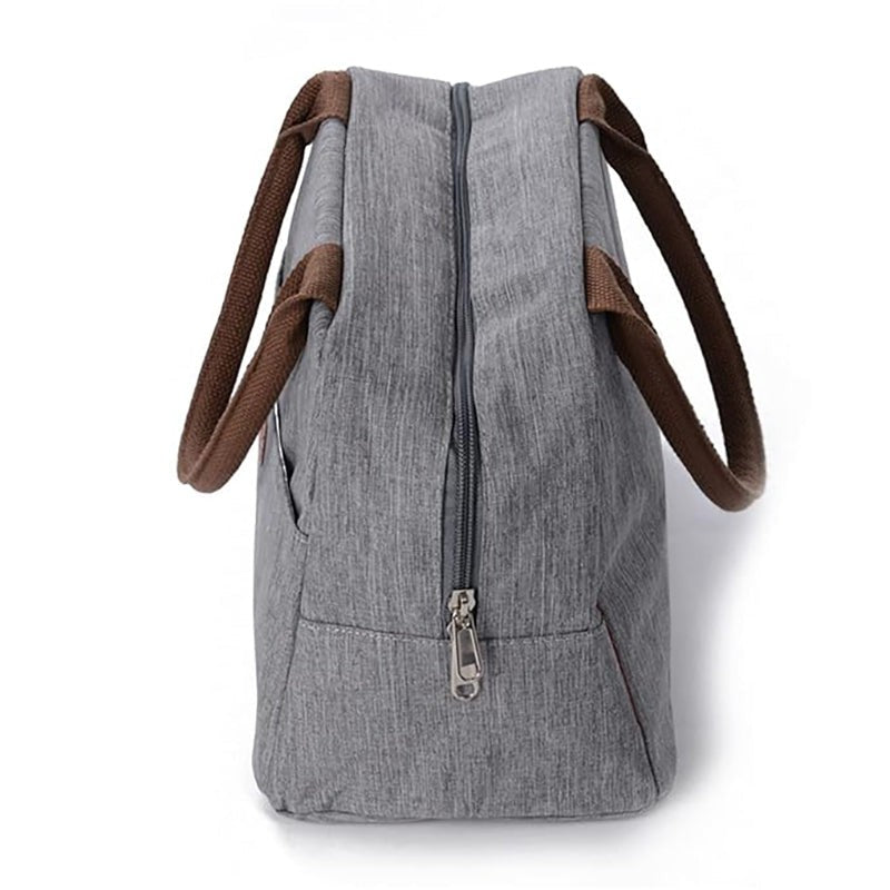 Binta Nylon Lunch Bag - Grey media 6
