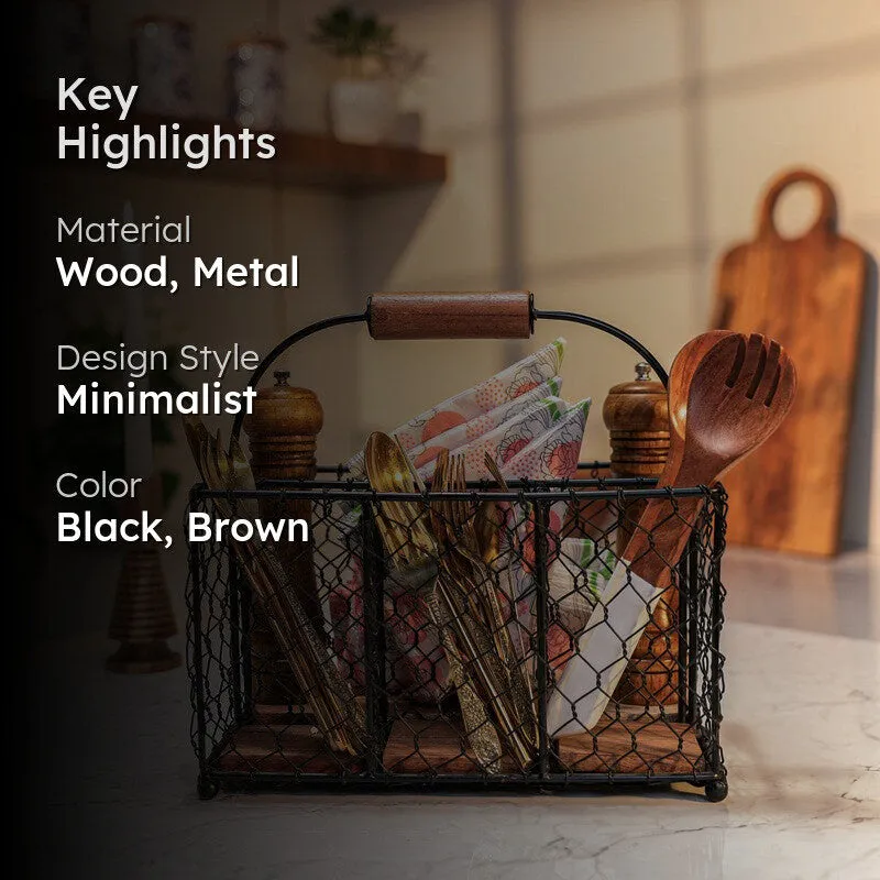 TableStore Metal Fruit Basket media 2