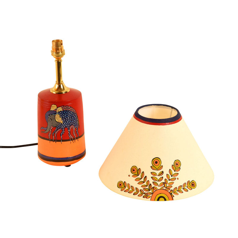 Indrarjun Terracotta Table Lamp - Multicolor media 5