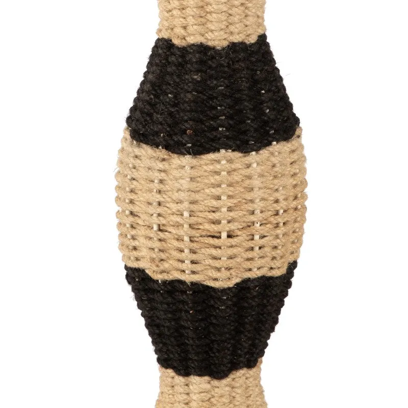 Dunara Jute Vase - Black,Brown media 4