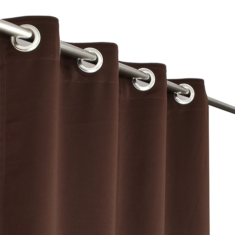 Nisha Blackout Curtain - Brown media 4
