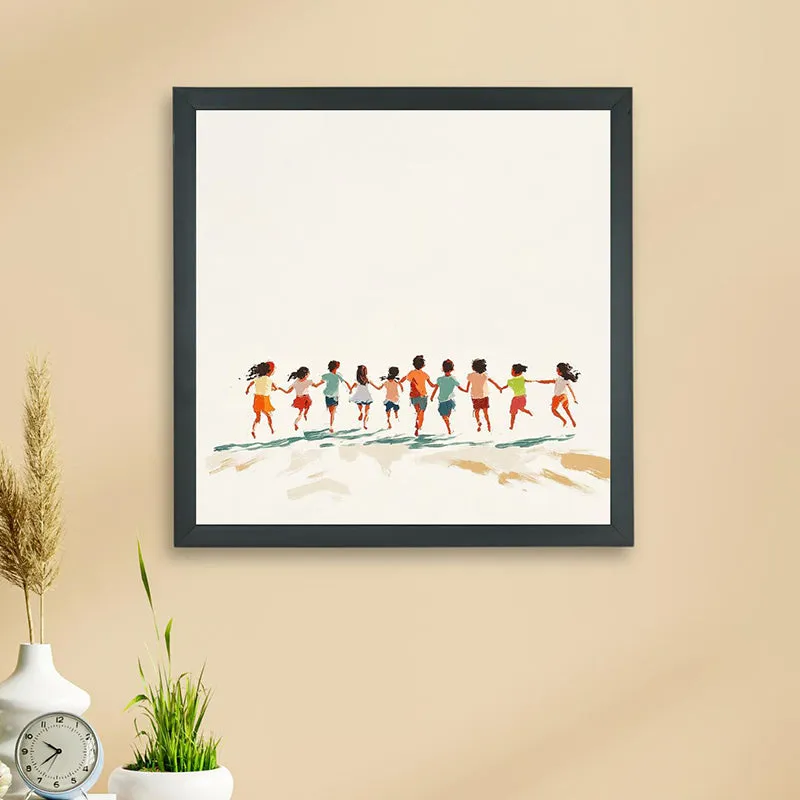 Childhood Nostalgia Wall Art With Resin Frame media 3