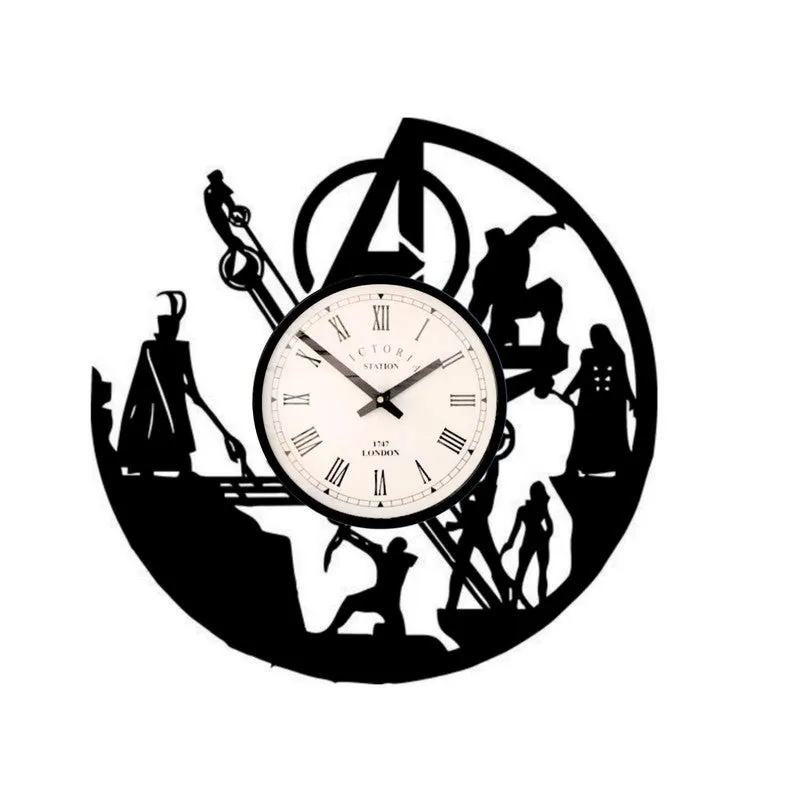 Astronyx Steel Analog Wall Clock - Black media 4