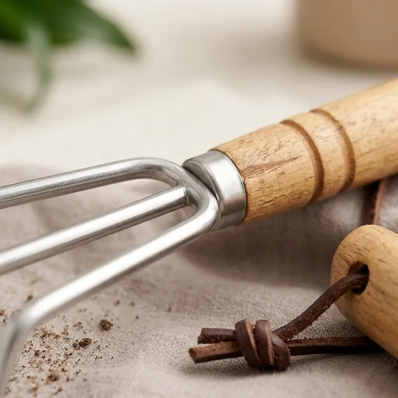 Ugaoo Cultivator with Wooden Handle media 3
