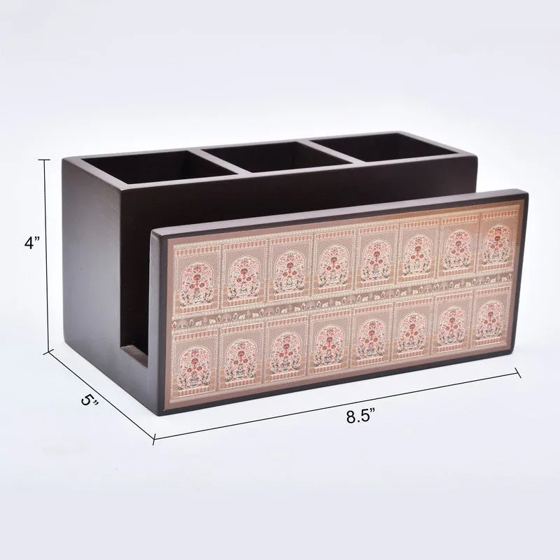 Rustic Wooden Cutlery Holder media 6