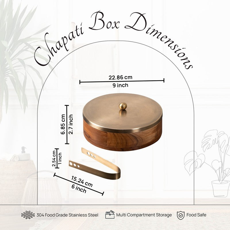 Mahogany Roti Box - Gold media 6