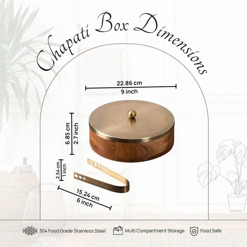 Mahogany Roti Box - Gold media 6