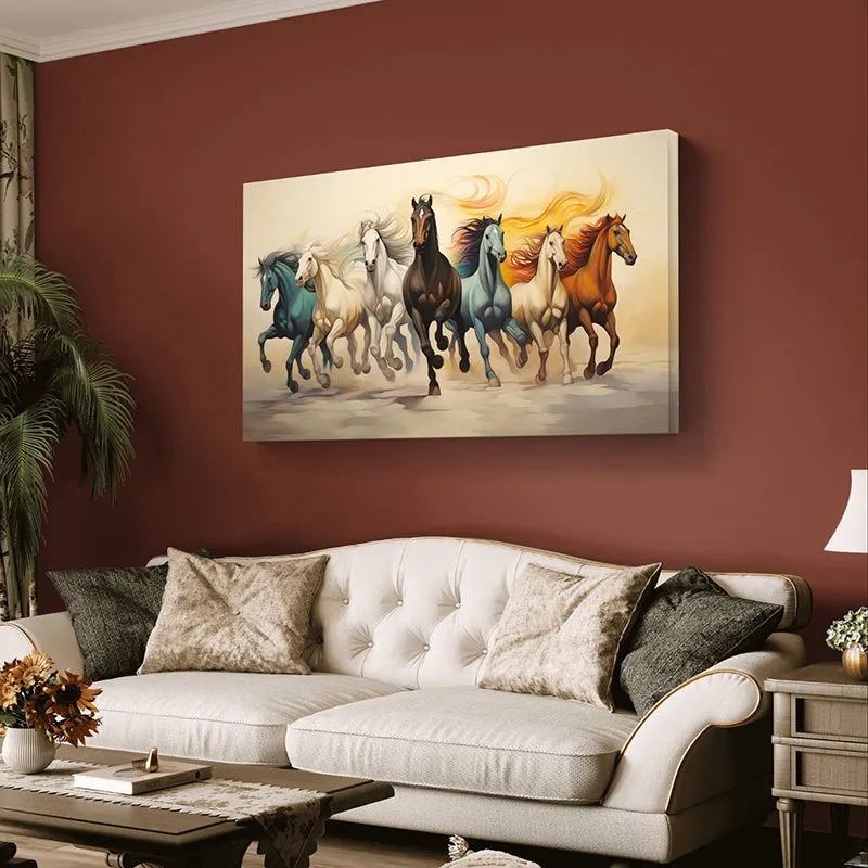 Untamed Horses Canvas Wall Painting media 5