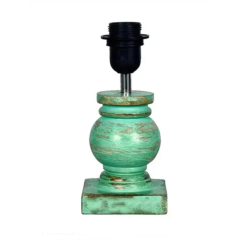 Aliora Nova Wooden Table Lamp - Beige,Green media 3