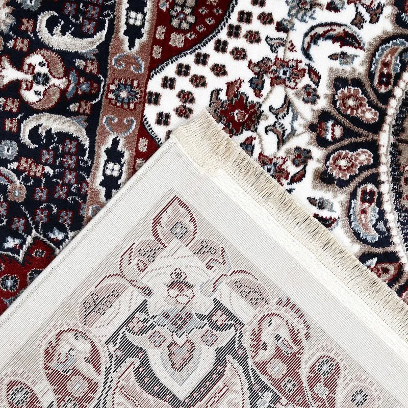 Noorza Art Silk Carpet - Maroon media 7