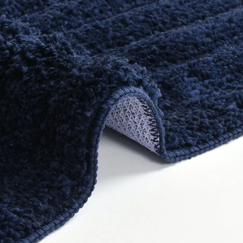 Averra Cotton Bath Mat - Navy Blue media 6