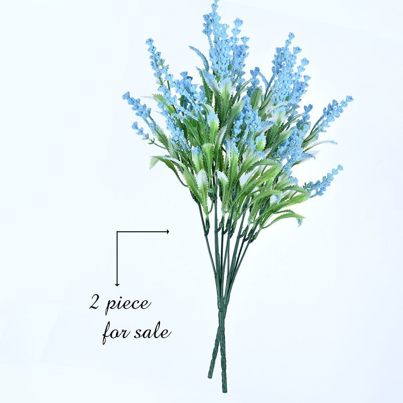 Everbloom Petals (Blue) Elegant Faux Flowers - Set Of Two media 4
