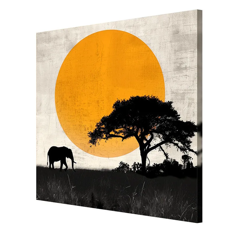 Sunset Gentle Giant Wall Painting media 6