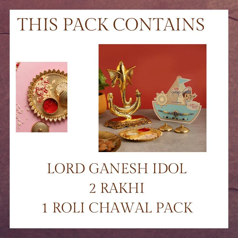 Bala Ganesha I Rakhi Hamper media 5