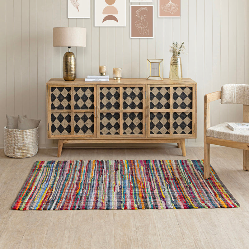 Elyra Handwoven Cotton Rug media 3