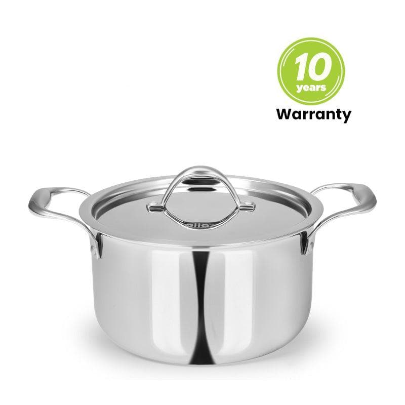 Betto Induction Safe Cooking Pot With Lid - 2300 ML / 7 Inches media 4