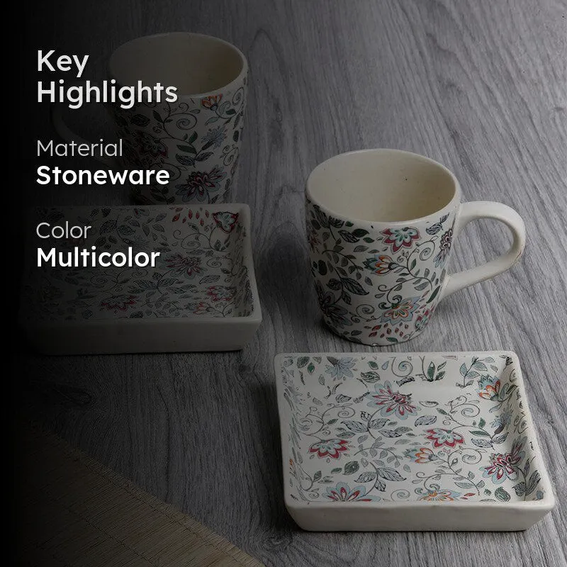 Fantora Ethnic Mug (220 ML) - Four Piece Set media 2
