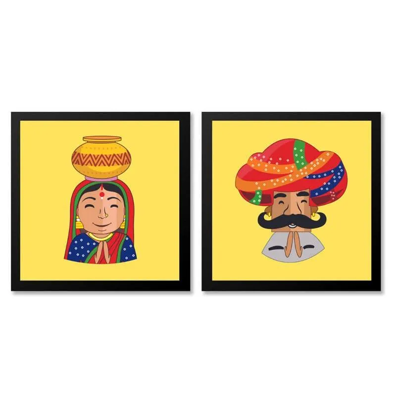 Folk Fuse Wall Accent - Set Of Two media 3