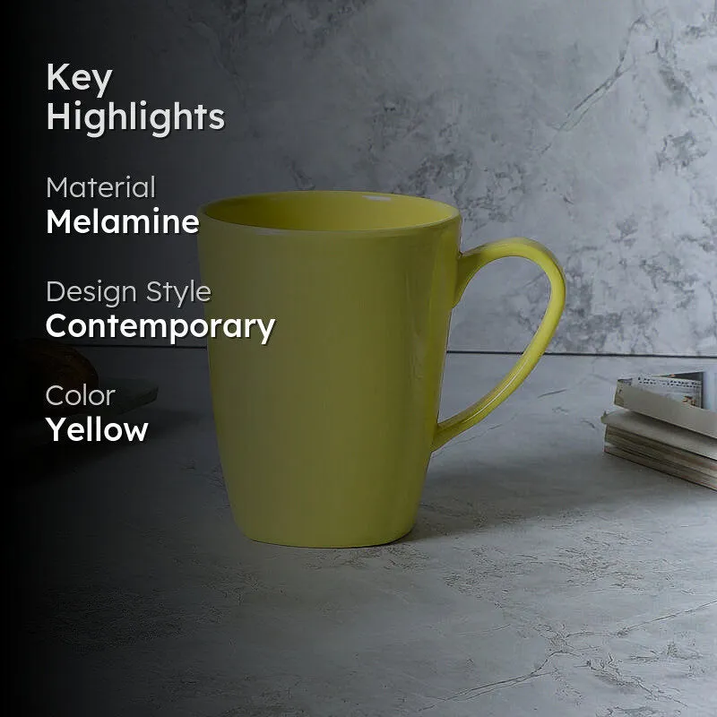Osmo Melamine Coffee Mug (450 mL/Yellow) media 2