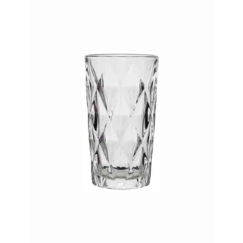 Matio Glass Tumbler (Tall) (260 ml ) - Set of Six image 5