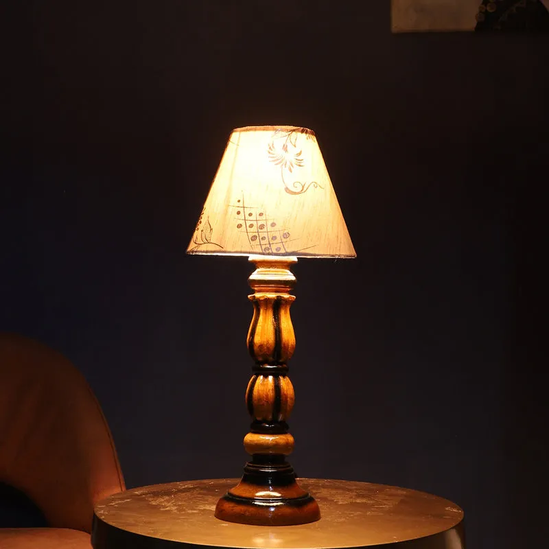 Rodra Iron Table Lamp - Ivory,Brown media 1