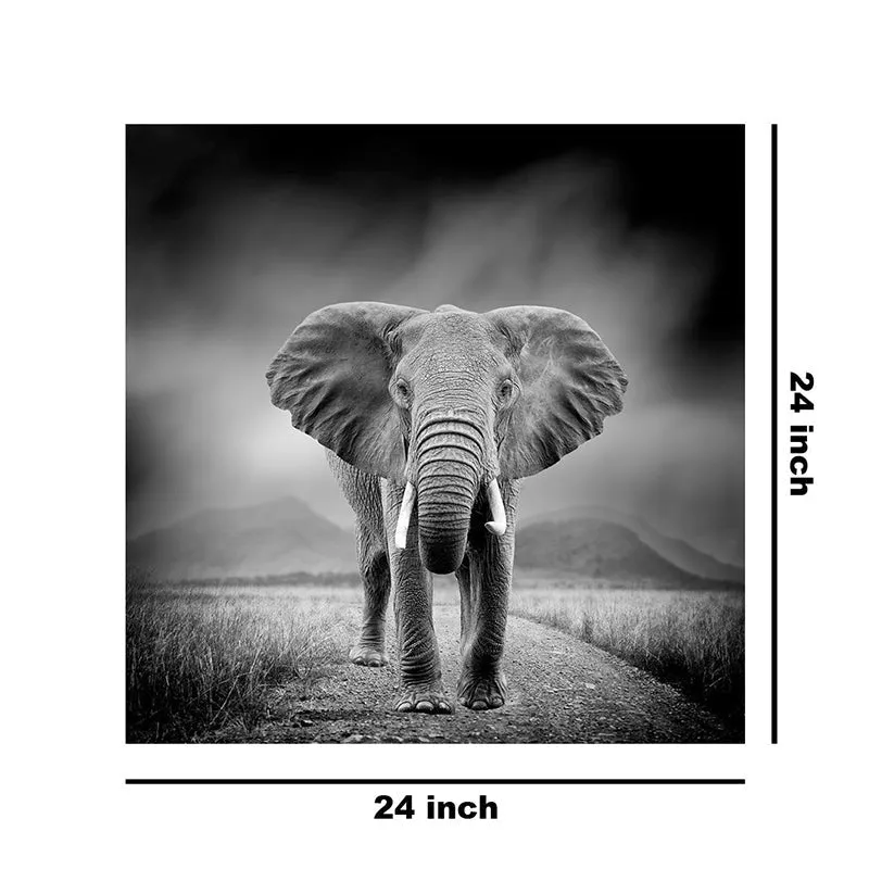 Wild Elephant Wall Painting media 8