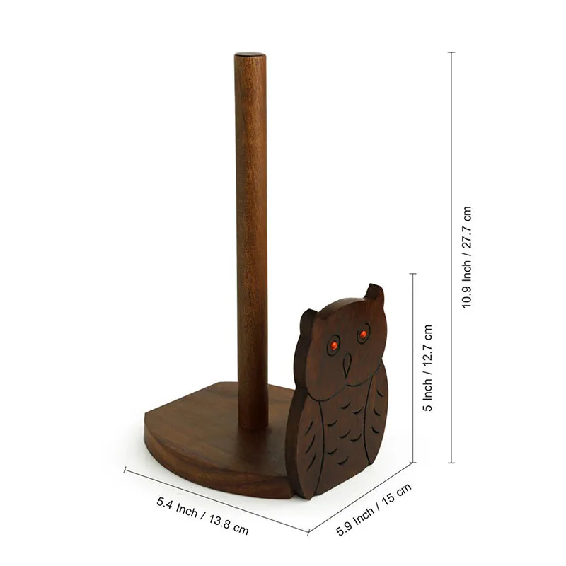 Anila Sheesham Wood Tissue Holder media 5