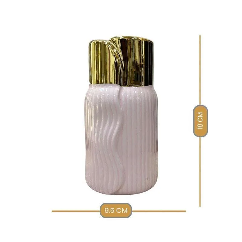 Peculiar Pitcher Vase - Pink media 4