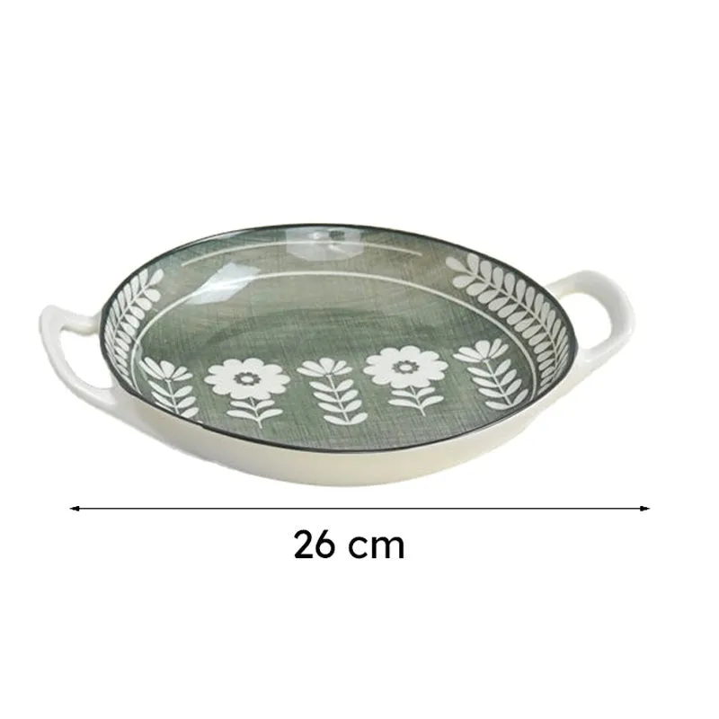 Rana Floral Porcelain Platter - Set of Two media 8