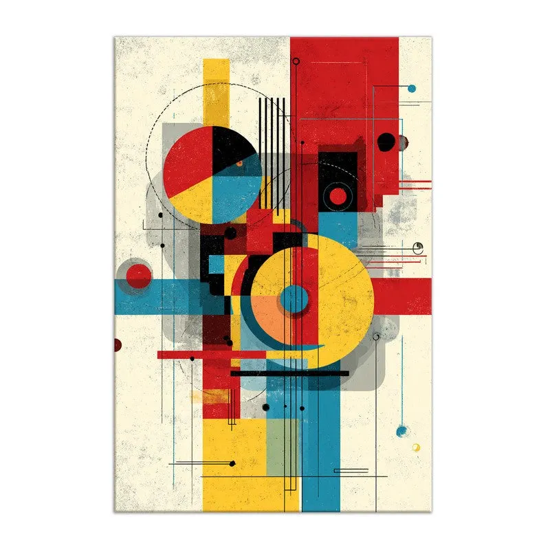 Neon Scatter Abstract Canvas Wall Art media 3