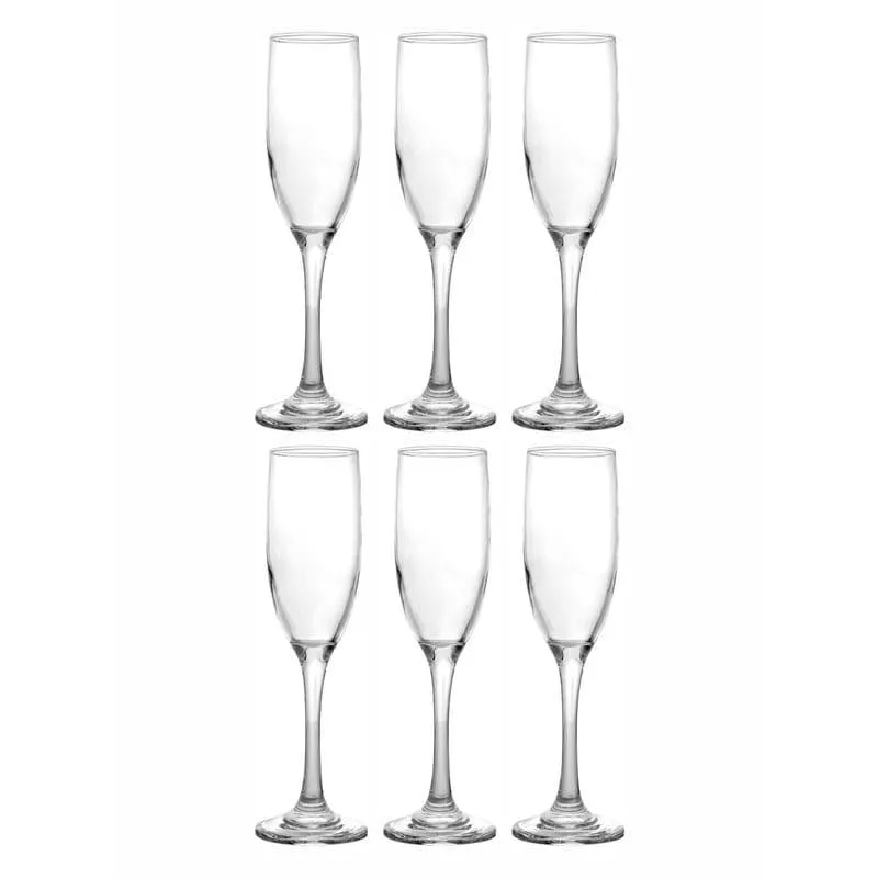 Raven Flute Glasses (180 ML) - Set Of Six media 3