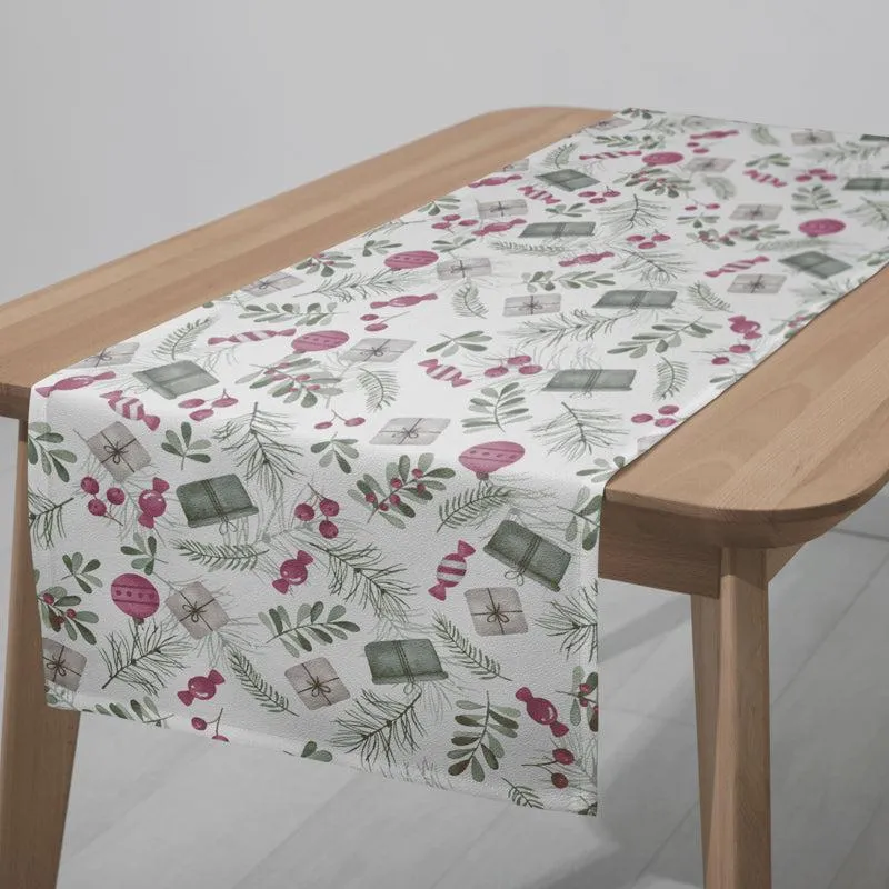 Holiday Doodles Cotton Canvas Table Runner media 5