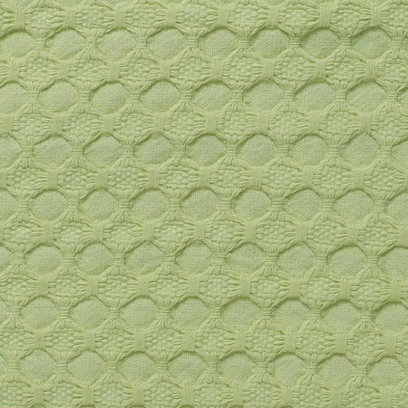 Tender Loom Knitted Cotton Throw - Lime Green media 4