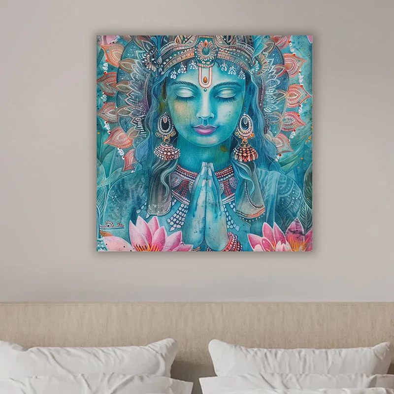 Azure Prayers Wall Art media 2
