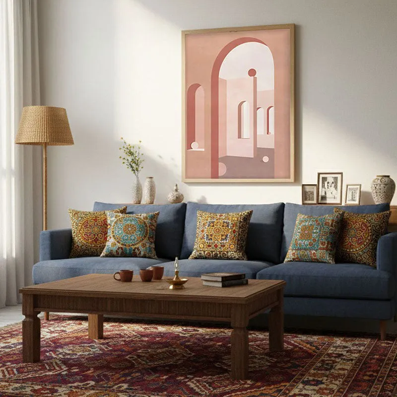 Arcadia Archival Canvas Wall Art - Natural Brown Frame media 3