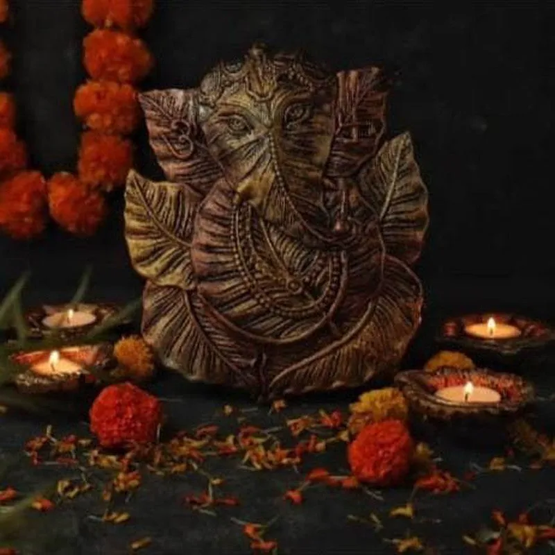 Ganesh Patta Terracotta Wall Accent media 3