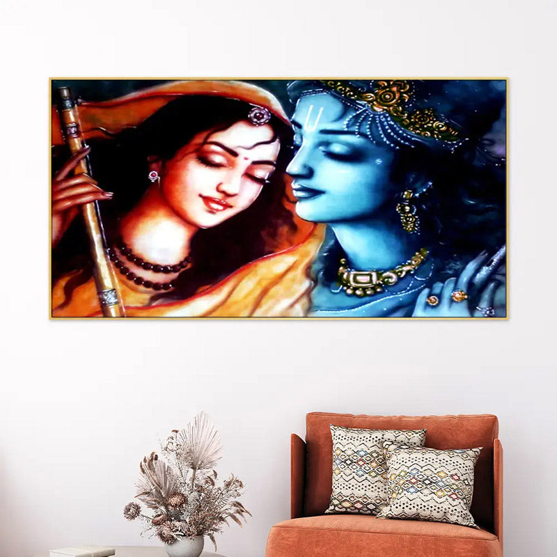 Krishna Meerabhai Charm Canvas Wall Painting