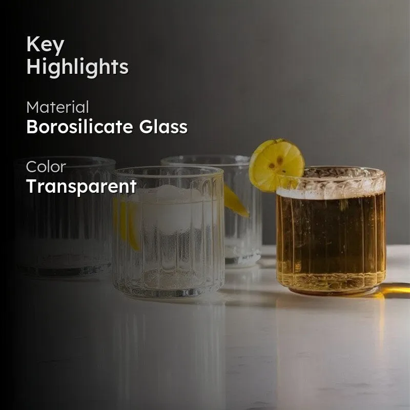 Heritage Barrel Whiskey Glass (280 mL) - Set Of Four media 2