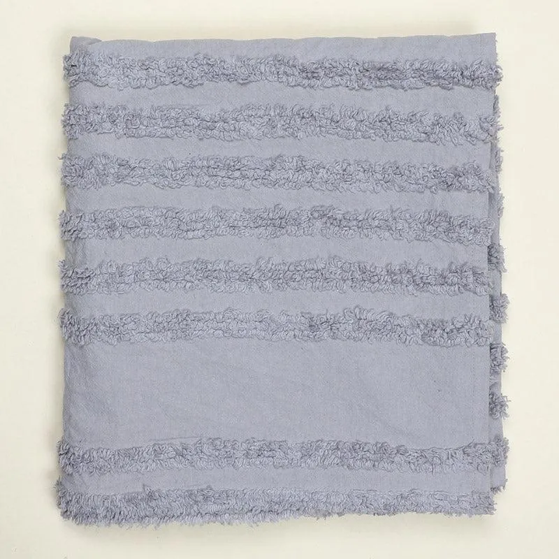 Nishtha Cotton Throw - Light Grey media 3