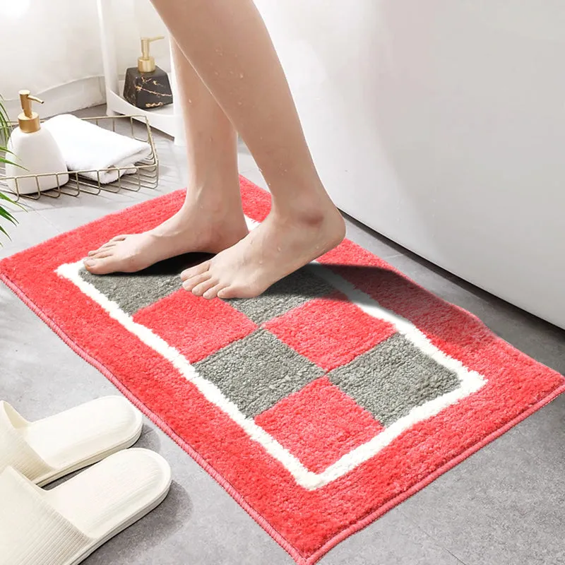 Zerix Cotton Bath Mat - Pink media 3