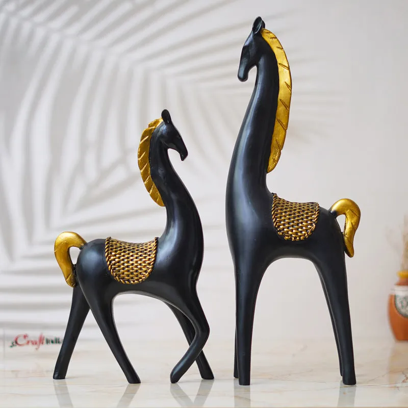 Mysti Stallion Showpiece - Set Of Two media 1