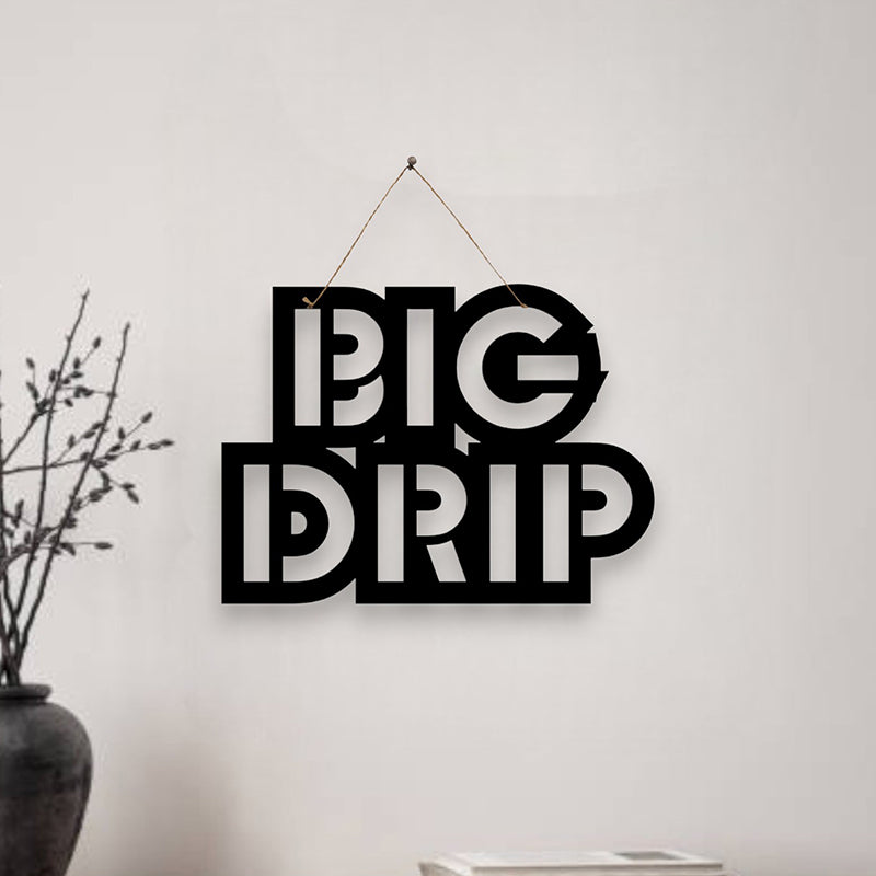 Big Drip Mild Steel Wall Accent
