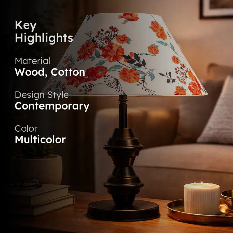 FloralGaze Metal Table Lamp media 2