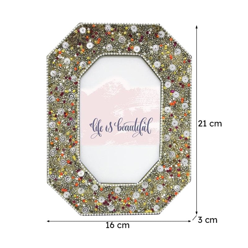 Bejewelled Photo Frame - Gold media 7